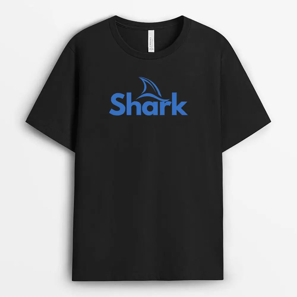A serene ocean-themed tee in light blue featuring abstract wave graphics and soft shadows, photographed against a neutral background for emphasis on emotional depth.
